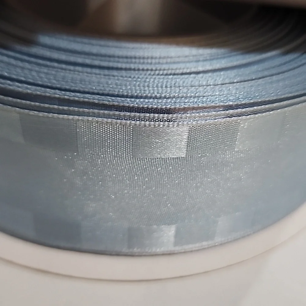 3 Rolls Pastels Kirkland Wire-edged Ribbon, 142 yards approx total